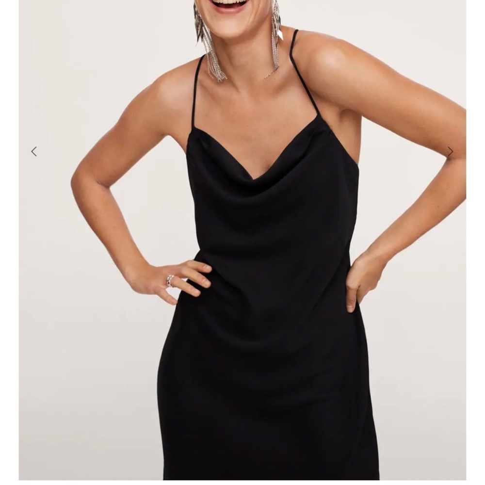 Open back midi dress